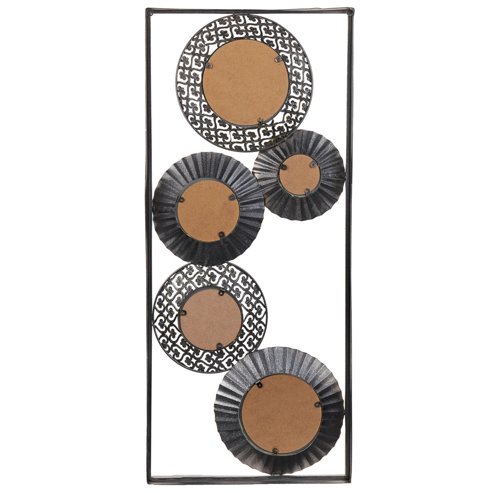 Decorazione parete specchi cornice  metallo dorato 39 x 90 cm Decorativo fatto mano  soggiorno pezzo retrò