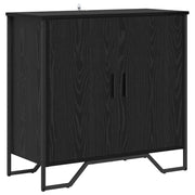 Credenza | Madia | Buffet da pranzo | Armadio da pranzo Rovere Nero 78 x 35 x 74.5 cm