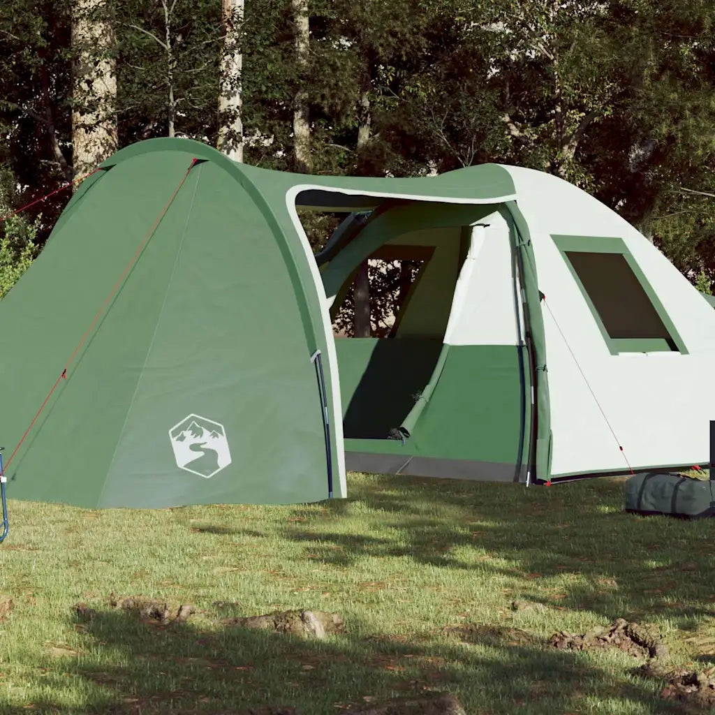 Tenda da Campeggio a Cupola per 6 Persone Verde Impermeabile 94353