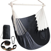 Sedia a Sospensione - Sedia a Sospensione Grande - Sedia a Sospensione Relax - Tessuto di Cotone - Eccellente Comfort - Durata - Interno - Esterno - Casa - Camera da Letto - Patio - Terrazza - Giardino - Matrimonio Relax a Sospensione