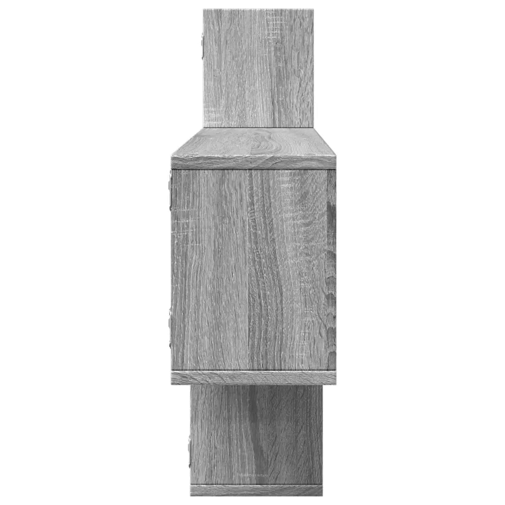 Mensola a parete | Scaffale a parete | Ripiano a parete Grigio Sonoma 167,5x18x68 cm in Truciolato