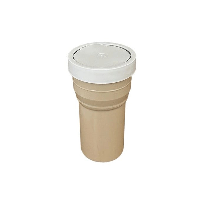 Tronchetto wc con guarnizione in pvc : Colore - Avorio, Diametro - 100