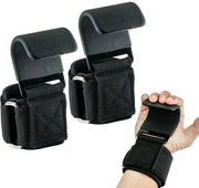 Manubrio da traino professionale - Sollevamento di peso - Protezione per il polso rivestita - Smaltimento antiscivolo in gomma - Chiusura elastomericata con cerniera - Adattabile per diverse applicazioni - Costruito per durata