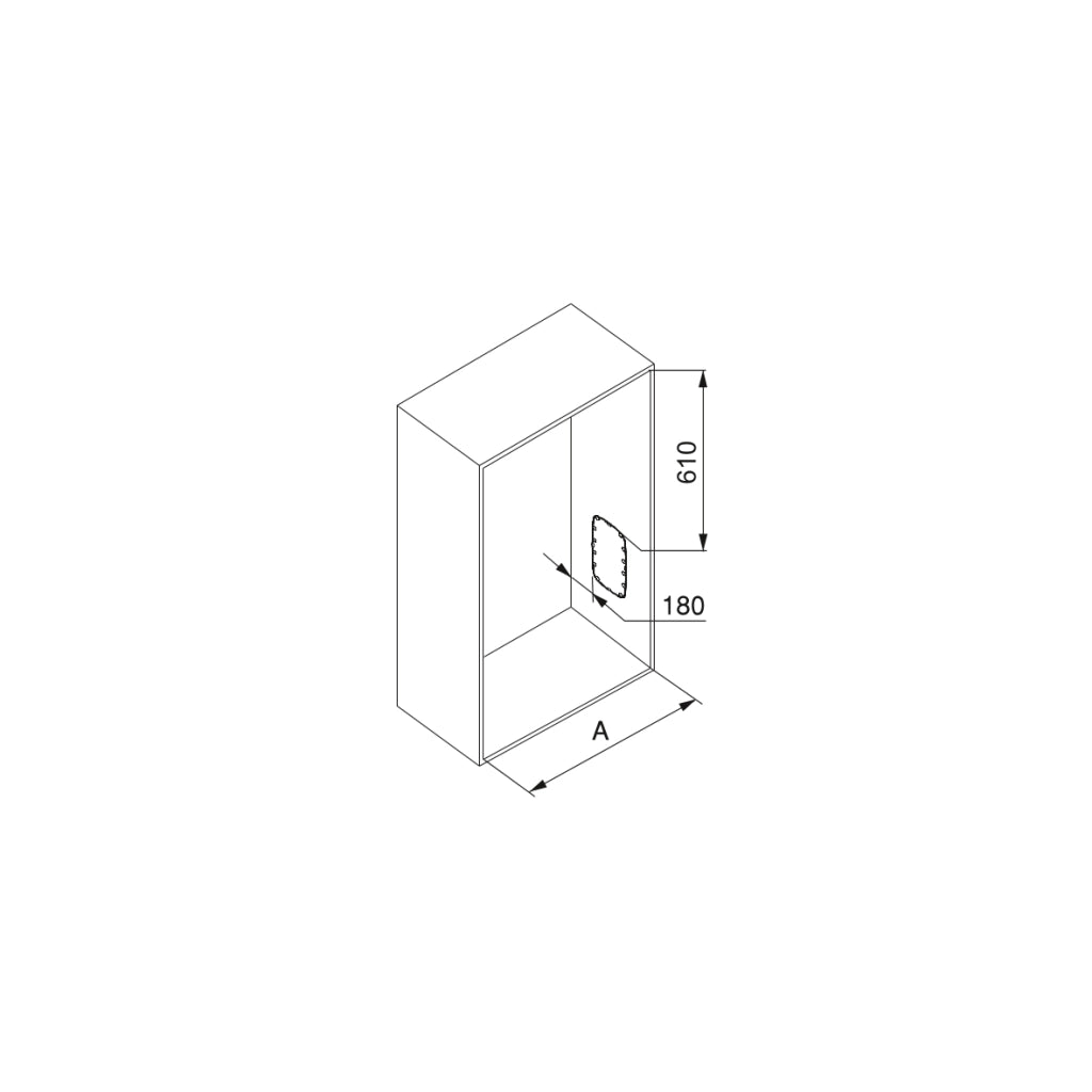 Emuca Appendiabiti per armadio Sling, 600 - 830, Titanio, Acciaio e Tecnoplastica, 1 u.