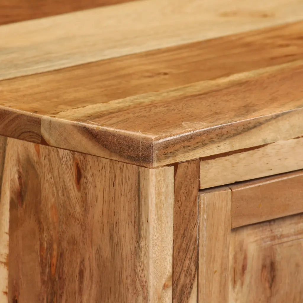 Credenza in Legno di Acacia 60x35x76 cm Marrone 246135