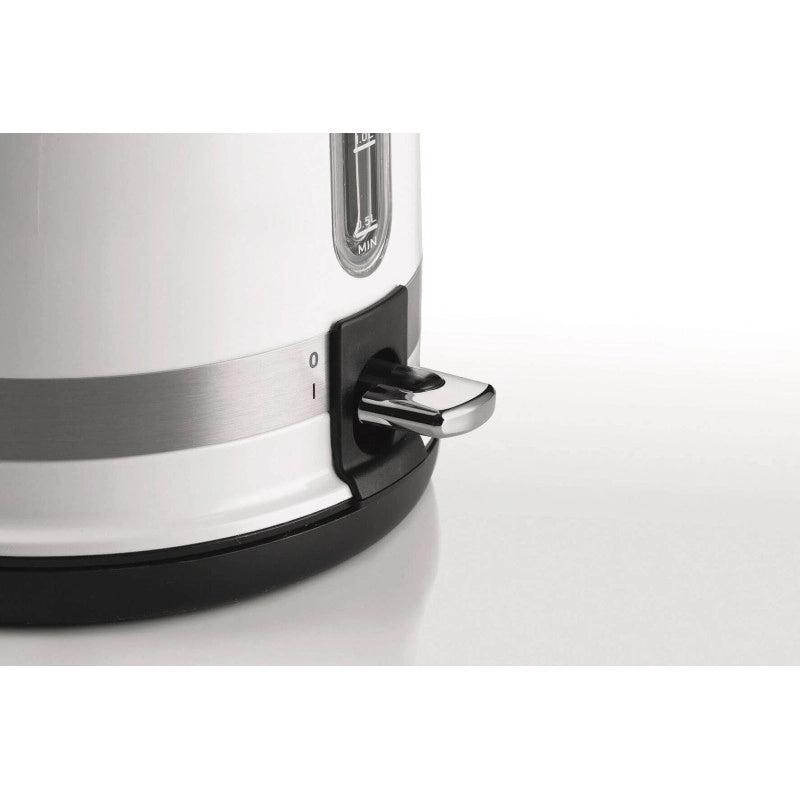 Bollitore Elettrico 2000W - Capacità 1,7L - 360° Cordless - Termometro - Bianco