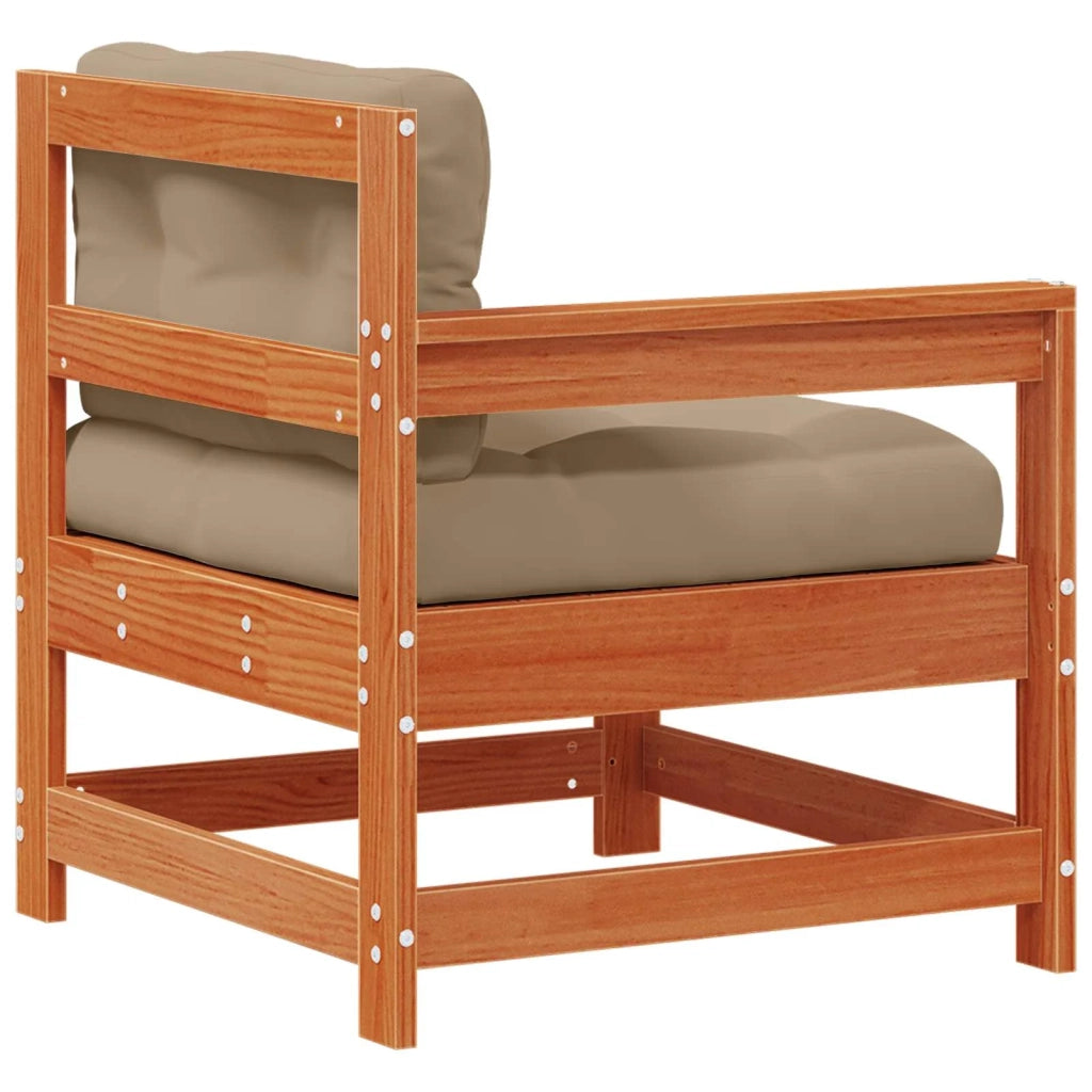 Divano Angolare da Giardino-Sofa da giardino Legno Massello di Pino 620668