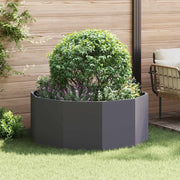 Fioriera Nero 120 x 120 x 50 cm Acciaio 883745