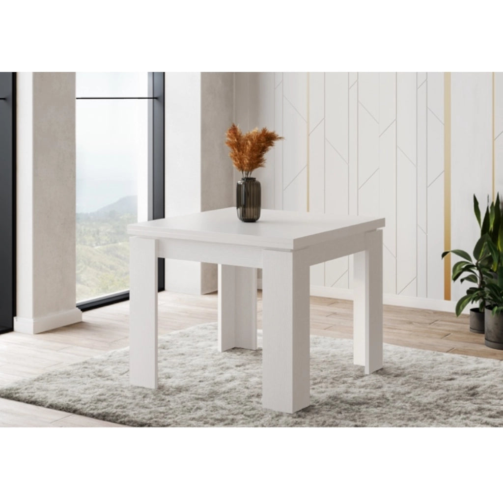 TAVOLO ULRICH A LIBRO 90/180X90XH78.5CM LARICE