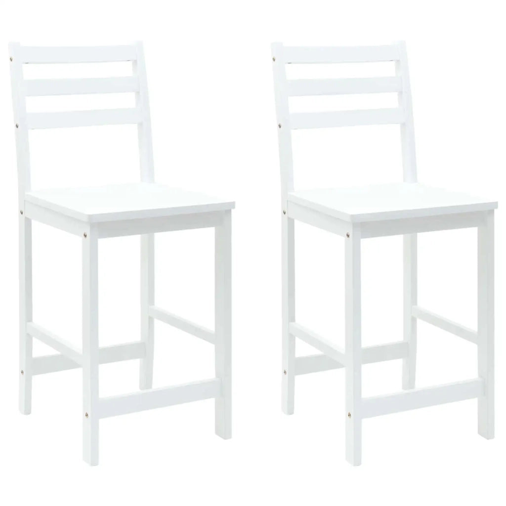Sedie da pranzo 2 pcs Bianco 40 x 47,5 x 99,5 cm 42020471