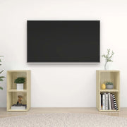 Mobili TV 2 pz Rovere Sonoma 72x35x36,5 cm in Legno Multistrato 3079901