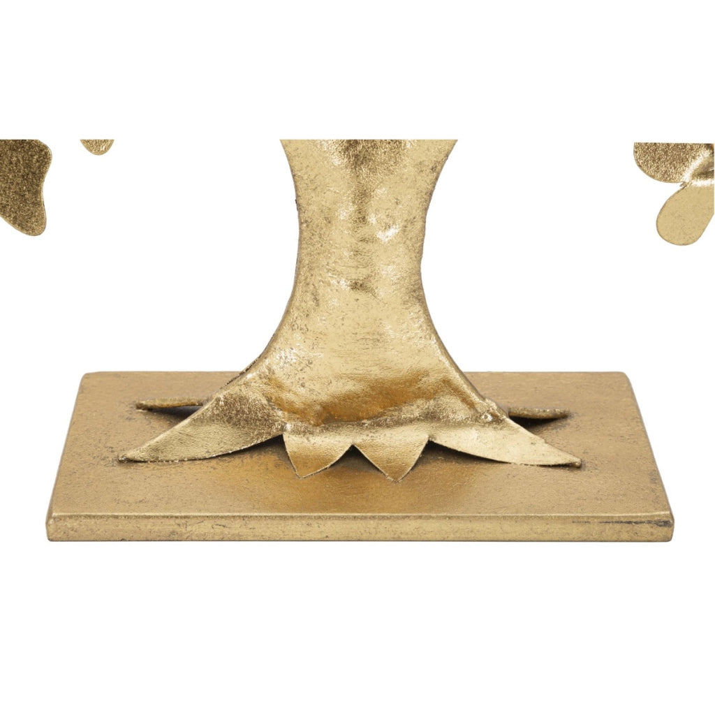 Decoro Albero della Vita Glam con farfalle in ferro dorato