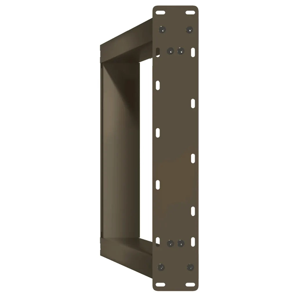 Gambe per tavolo da pranzo a forma di U 2 pz in acciaio naturale 50x(72-73) cm 4012787