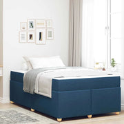 Struttura del letto con materasso Blu 120 x 190 cm Tessuto 3399348