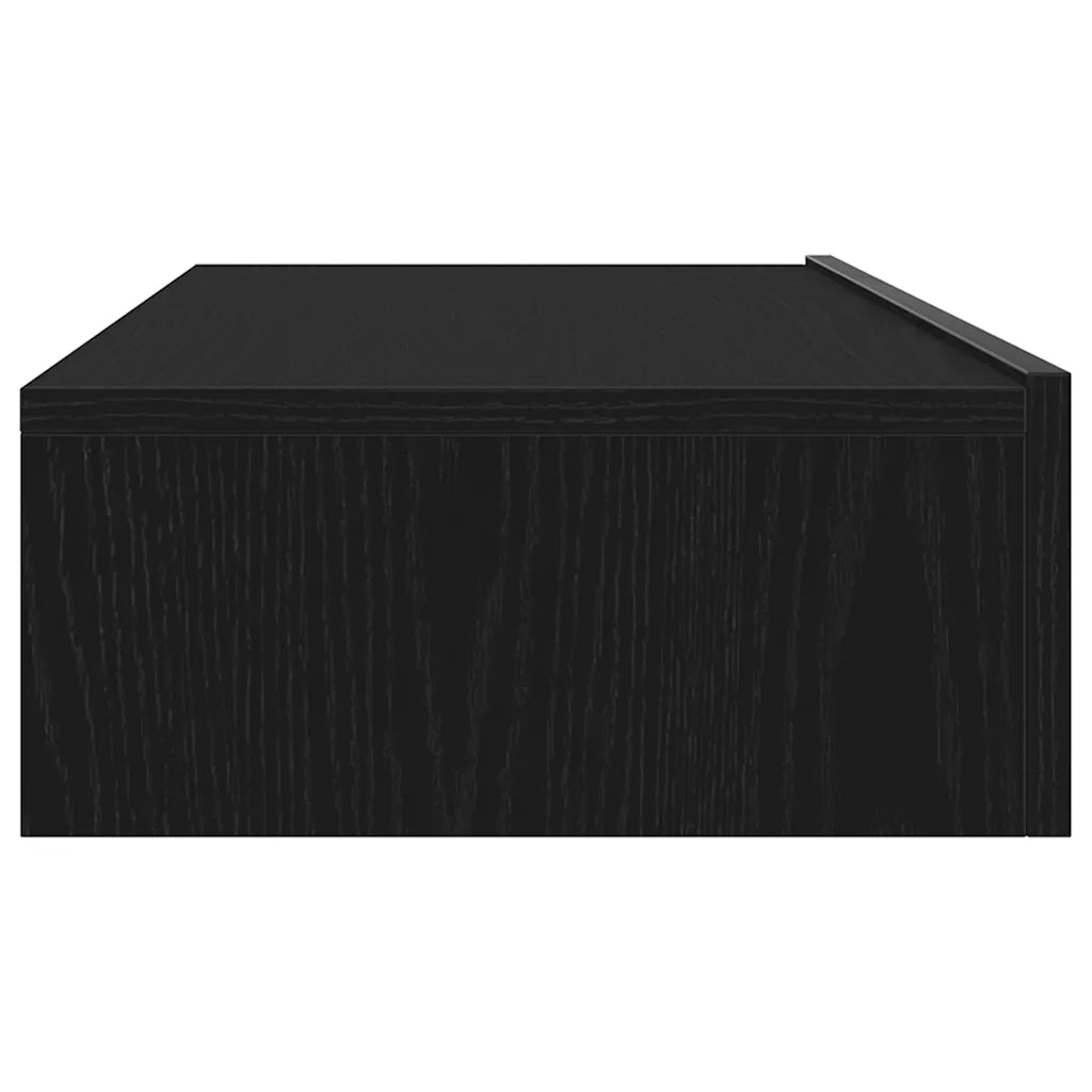 Mobili Porta TV con Luci a LED 2 pz Rovere Nero 60x35x15,5 cm 862033