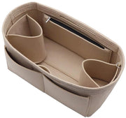 Organizzatore per borse a mano, contenitore a sacchetto, sacchetto in sacchetto, contenitore per bottiglie con sacchetto impermeabile, beige, medio