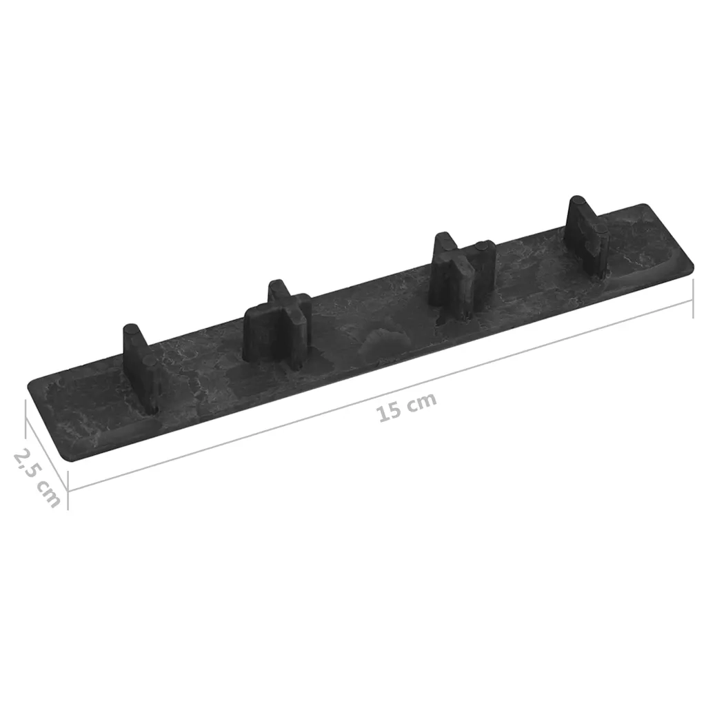 Tappi per Decking 10 pz Plastica Nero CFW1884066