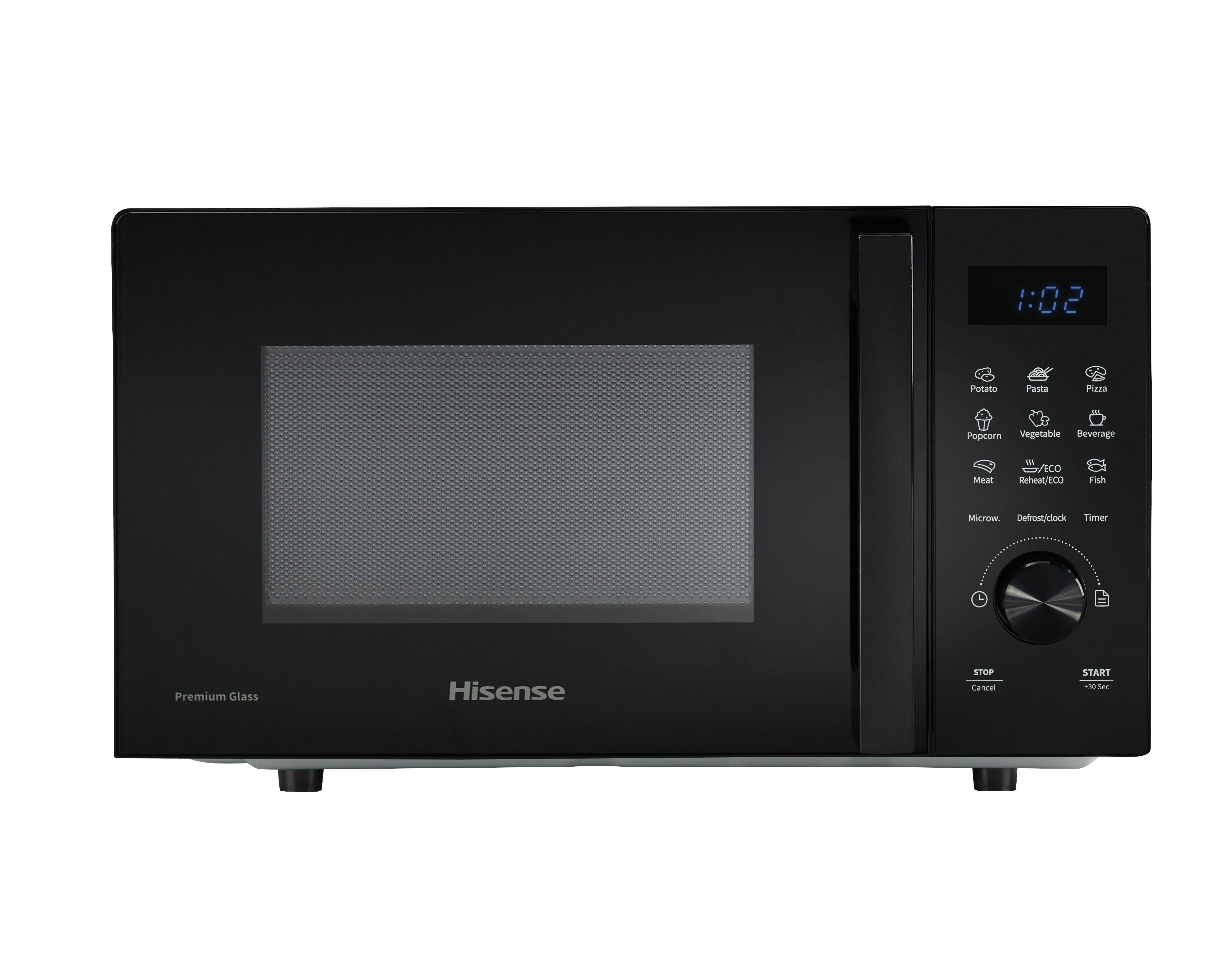 Hisense h20mobsd1hg forno a microonde nero microonde con grill superficie piana 20 l 700 w - HSH20MOBSD1HG