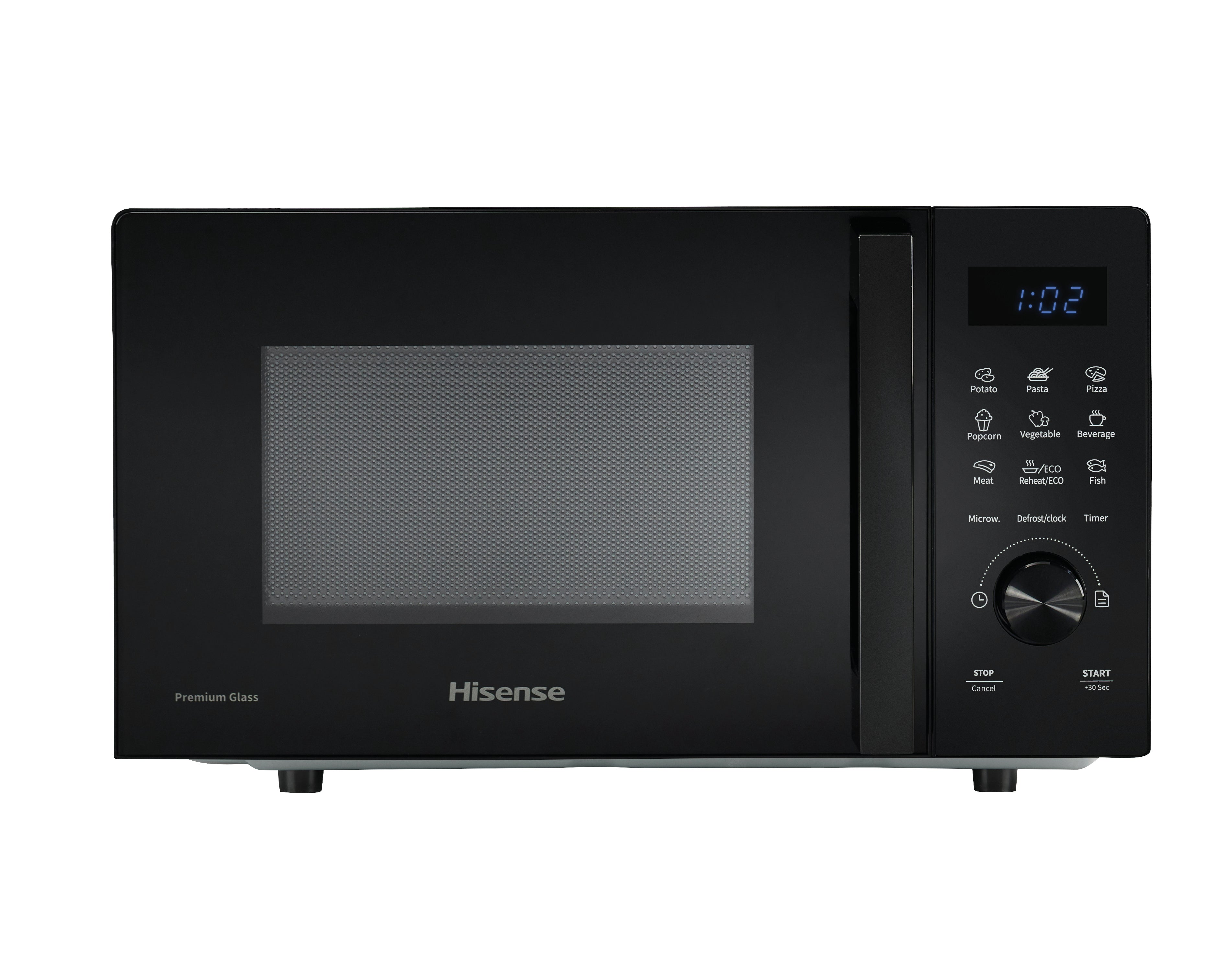 Hisense h20mobsd1hg forno a microonde nero microonde con grill superficie piana 20 l 700 w - HSH20MOBSD1HG