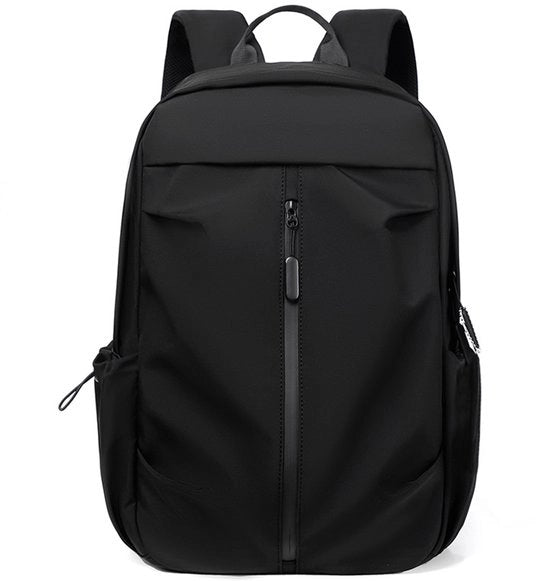 Borsa da scuola grande capacità zaino minimalista uomo zaino grande studente zaino trasportabile nero