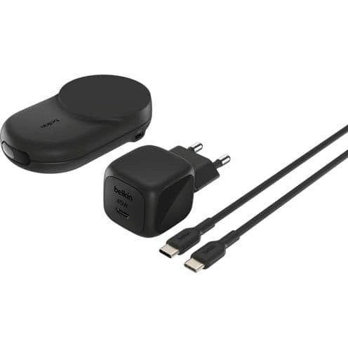 Belkin UltraCharge 25W Qi2 magn. 2-in-1 caric.piegh.ne.WIZ039kqBK