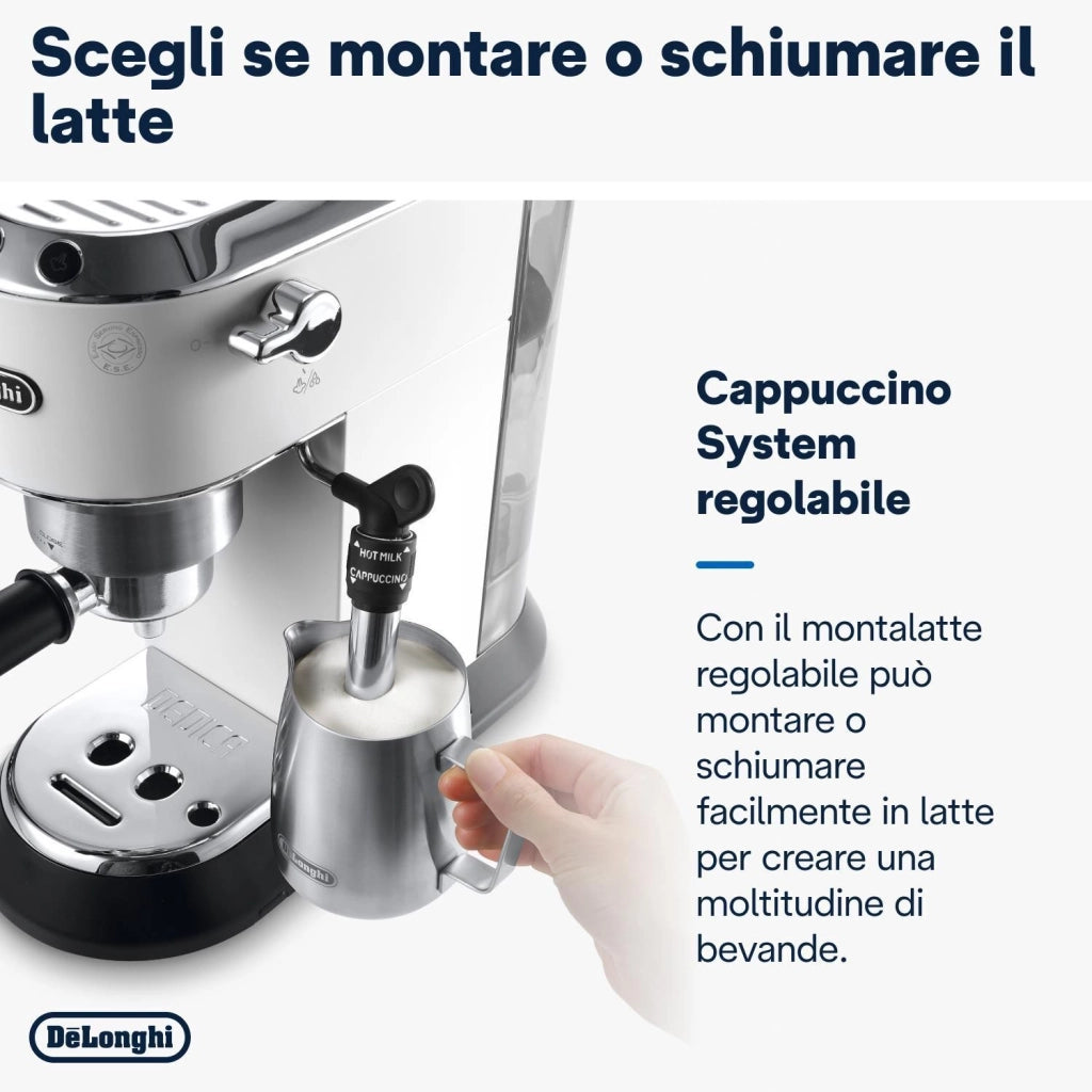 De’Longhi Dedica Style EC 685.W Automatica/Manuale Macchina per espresso 1,1 L