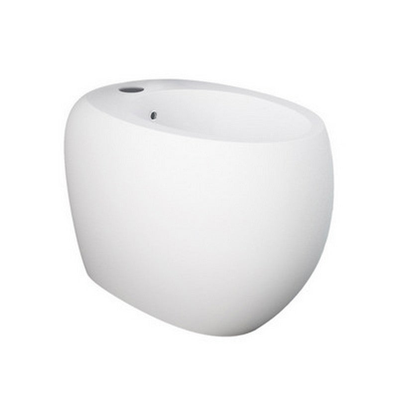 Bidet filo muro cloud bianco alpino