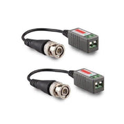 Trade Shop - Coppia Trasmettitori Bnc Video Balun Ahd Tvi Cvi Videosorveglianza Cctv 1080p -