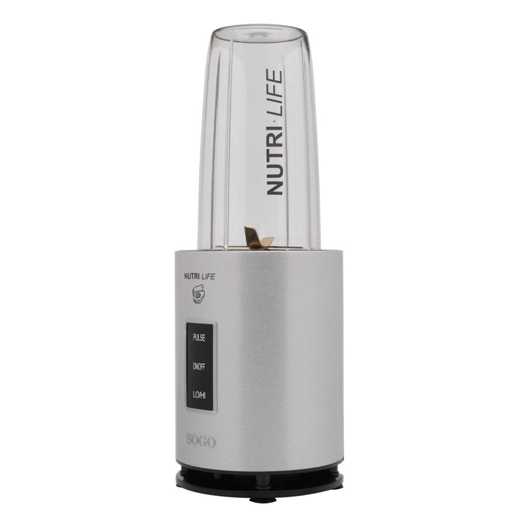 Frullatore personal blender 1200W con funzione tritaghiaccio, 2 bicchieri 1L e 0.4L BPA free, lame titanio - SOGO