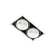 Faretto incasso Italux orientabile LED 36W 4000K bianco/nero
