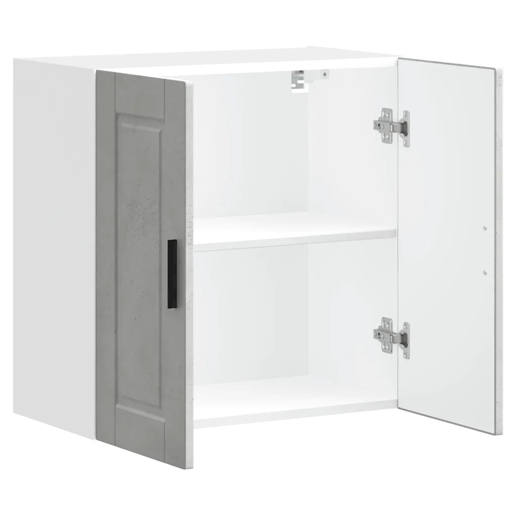 Pensile da Cucina Porto Grigio Cemento in Legno Multistrato