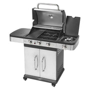 1pz barbecue a gas 'indianapolis 4 titanium' cm. 120 x 60 x h.138 cod:ferx.8038167nlm