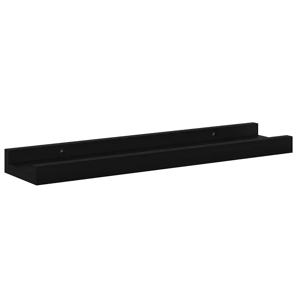 Mensole da Parete 4 pz Nere 40x9x3 cm cod mxl 62797