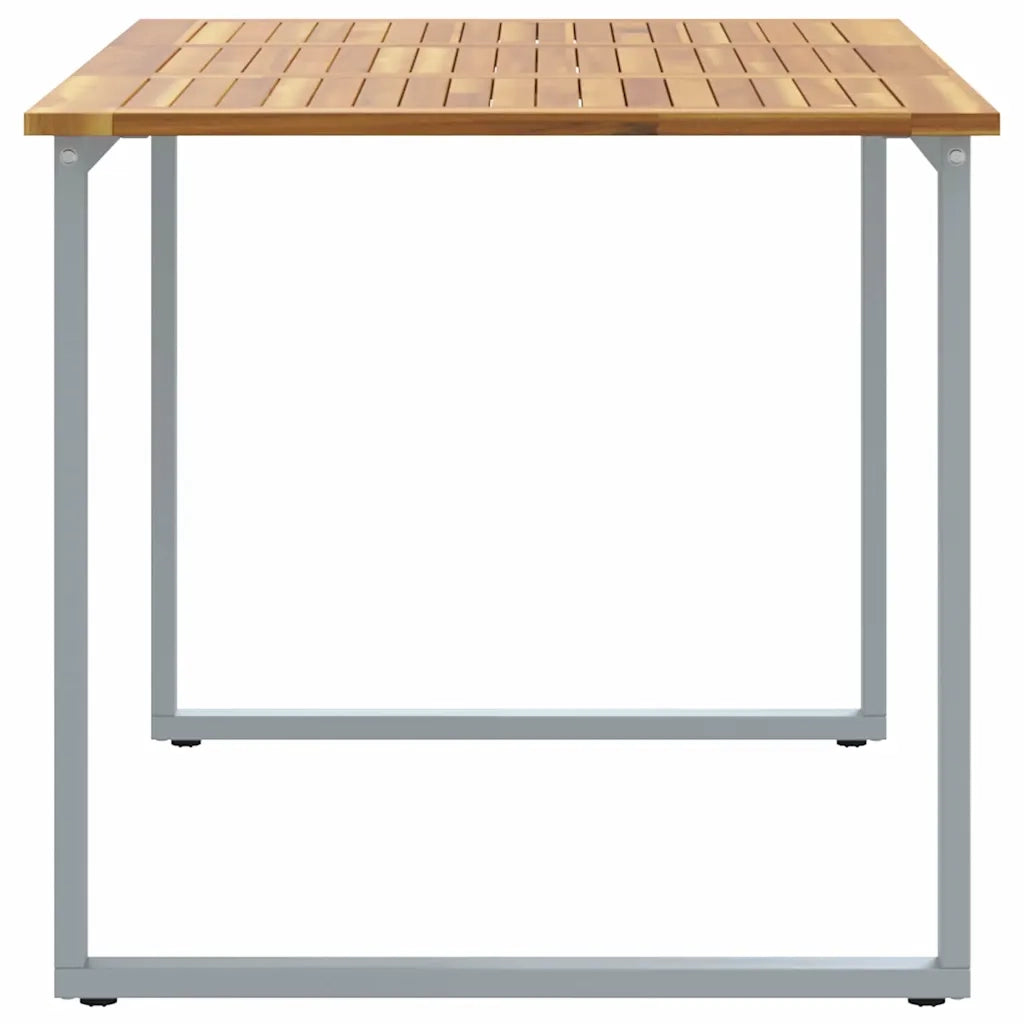 Tavolo da Giardino Grigio 140 x 80 x 75 cm 4010594