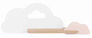 Applique Candellux Cloud con mensola LED 5W rosa bianco