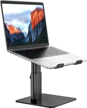 Standa per laptop ergonomico regolabile in alluminio, per laptop da 10 a 156 pollici, colore nero