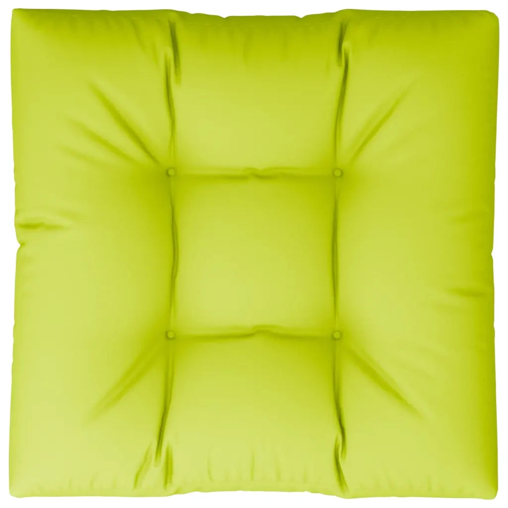 Cuscino per pallet | Cuscini per sedie Verde Brillante 70x70x12 cm in Tessuto