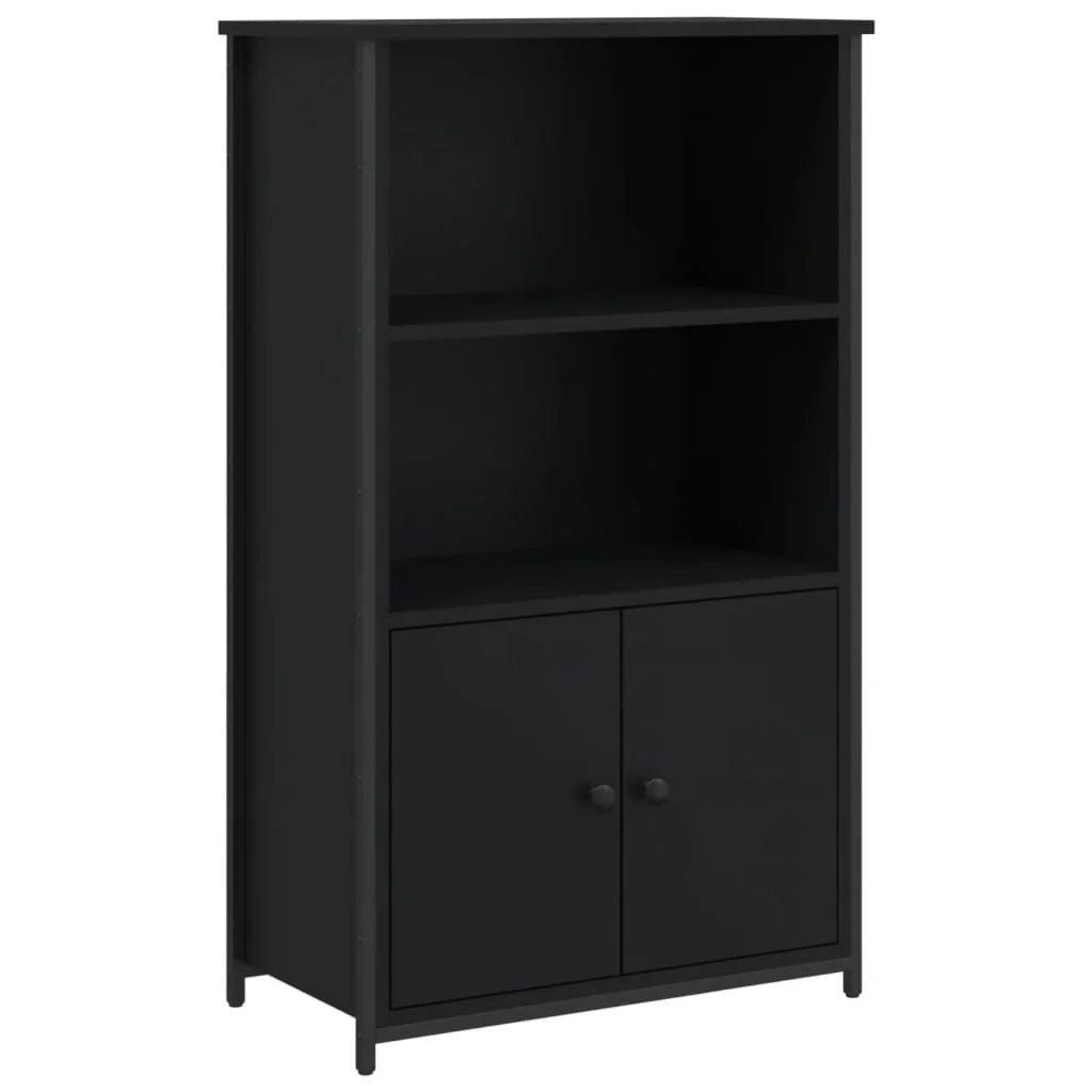 Buffet credenza cassettiera mobiletto mobile contenitore organizer per cucina soggiorno salotto alto 62 x 32 x 103,5 cm legno ingegnerizzato nero 02_0034950