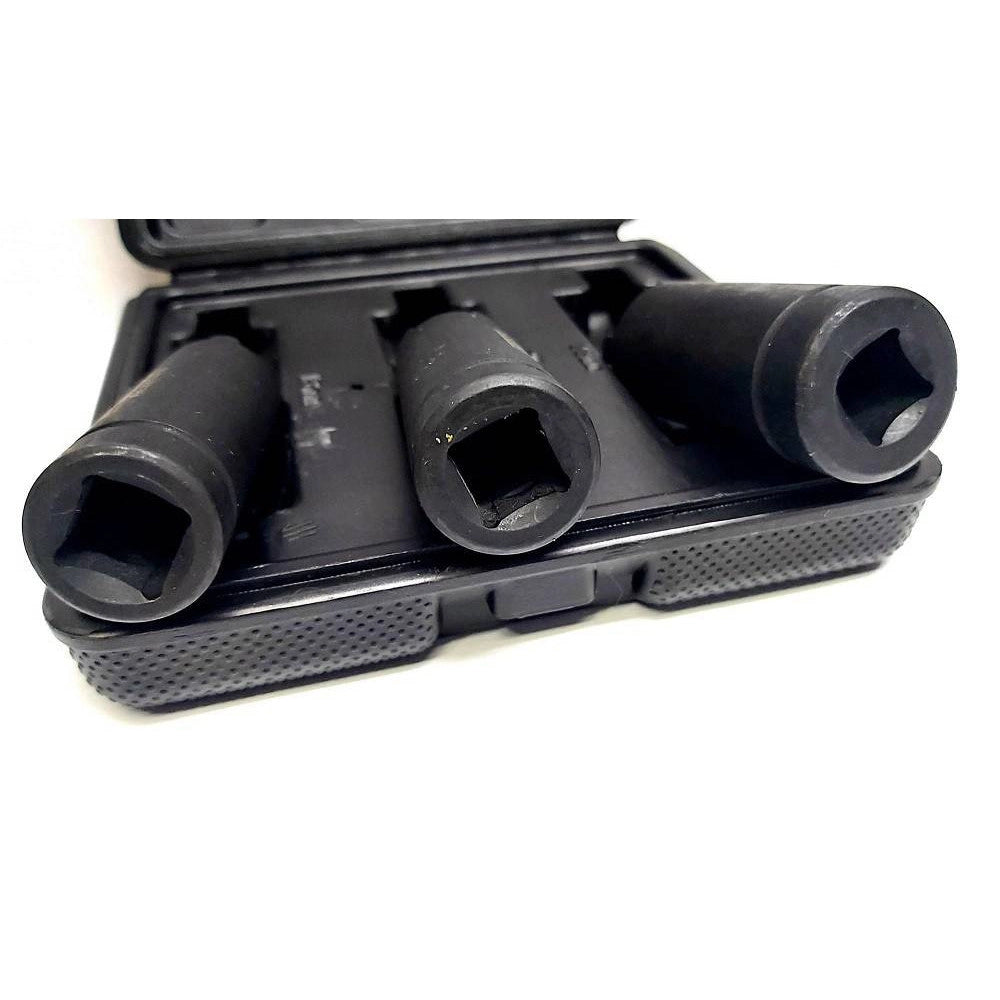 Trade Shop - Set 3 Pz Chiave Smonta E Blocca Dadi Frizione Moto Manicotti Quattro Denti 22774 -