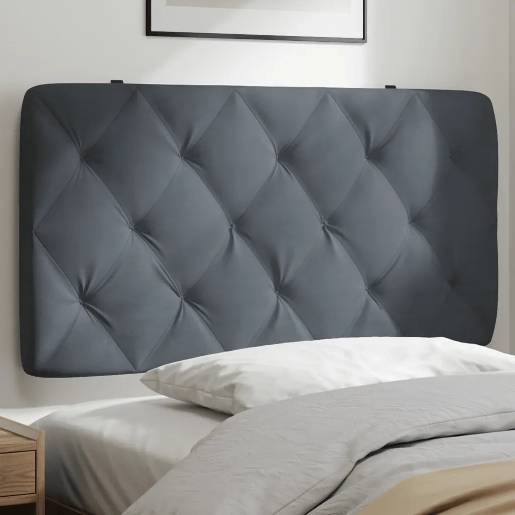 Cuscino Testiera Grigio Scuro 100 cm in Velluto CFW7013300