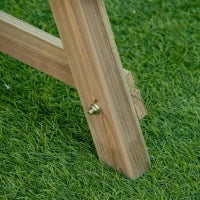 Fioriera da Giardino a 3 Livelli con Feltro Drenante Geotessile, in Legno di Abete, 71x61x77 cm