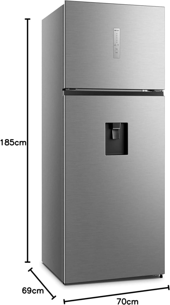 Hisense RT600N4WC2 Frigorifero Doppia Porta 467 L 185 cm Classe E 38 dB Total No Frost Compressore Inverter colore Inox