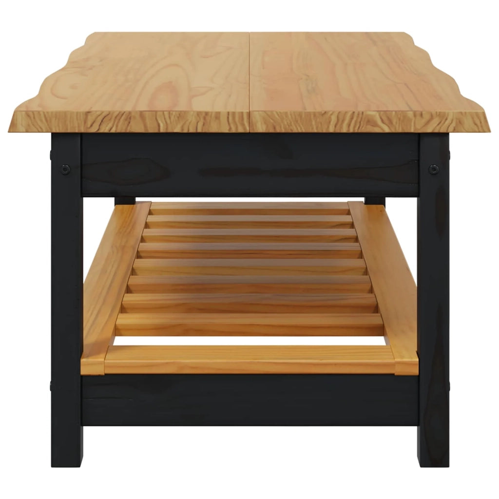 VidaXL Tavolino da salotto EKAI Nero 100 x 60 x 45,5 cm 42037019