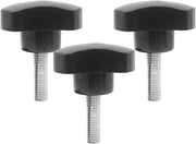 Viti a Testa Plastica con Avvitatore a Ghiaccio con Manopola a Gabbia per Viti a Testa M8* 12 x 3 pezzi