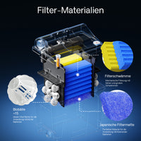 CBF-200U Filtro a camera per laghetti con lampada UVC da 9 W Sistema filtrante