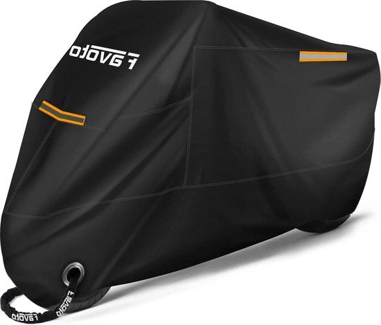 Telaio Acquaparato Impermeabile Stoffa Pioggia Vento Resistente - Adatto per Motocicli-Scooters-Motociclette- biciclette - Nero - 245cm x 105cm x 125cm Telaio Acquaparato