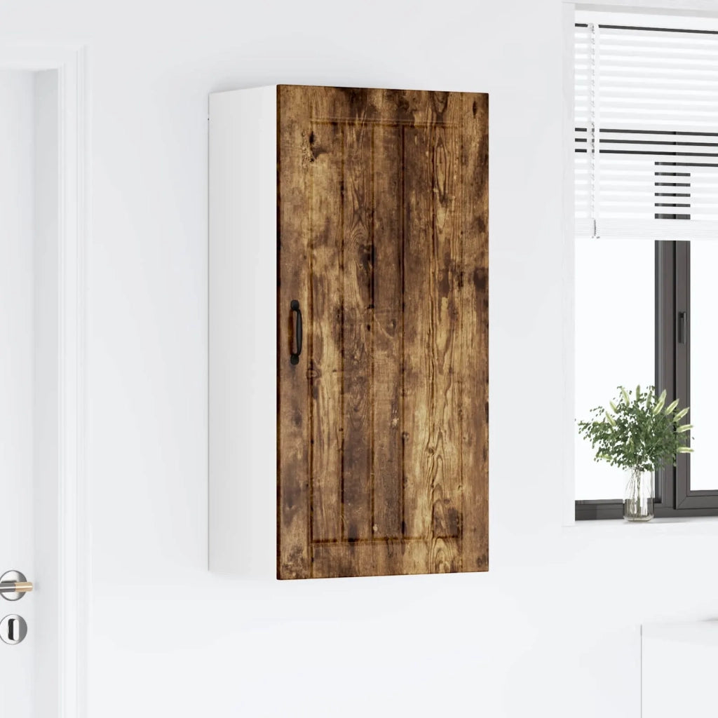 Armadietto a muro LUCCA Rovere Fumo 50 x 31 x 100 cm