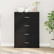 Credenza Rovere Nero 60 x 31 x 84 cm Legno ingegnerizzato 871674