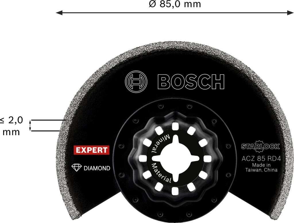 Lama Bosch EXPERT ACZ 85 RD4 Starlock Ø 85 mm al Diamante - 2608900057