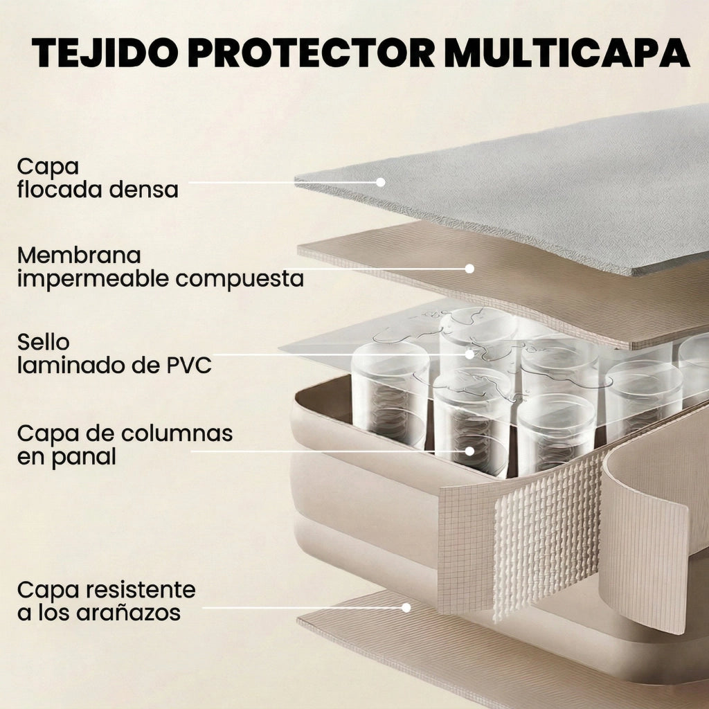 Materasso Gonfiabile Singolo Pieghevole con Pompa ¨C zephmum ¨C Caqui 190x97x39 cm